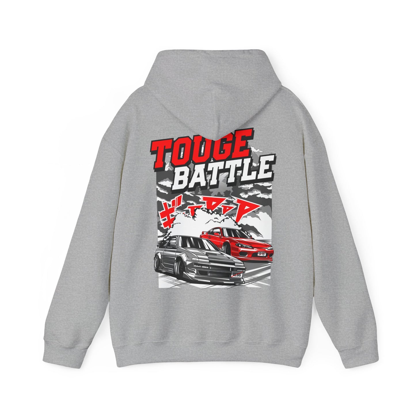 TOUGE BATTLE "AE86 VS S-15" GRAPHIC HOODIE