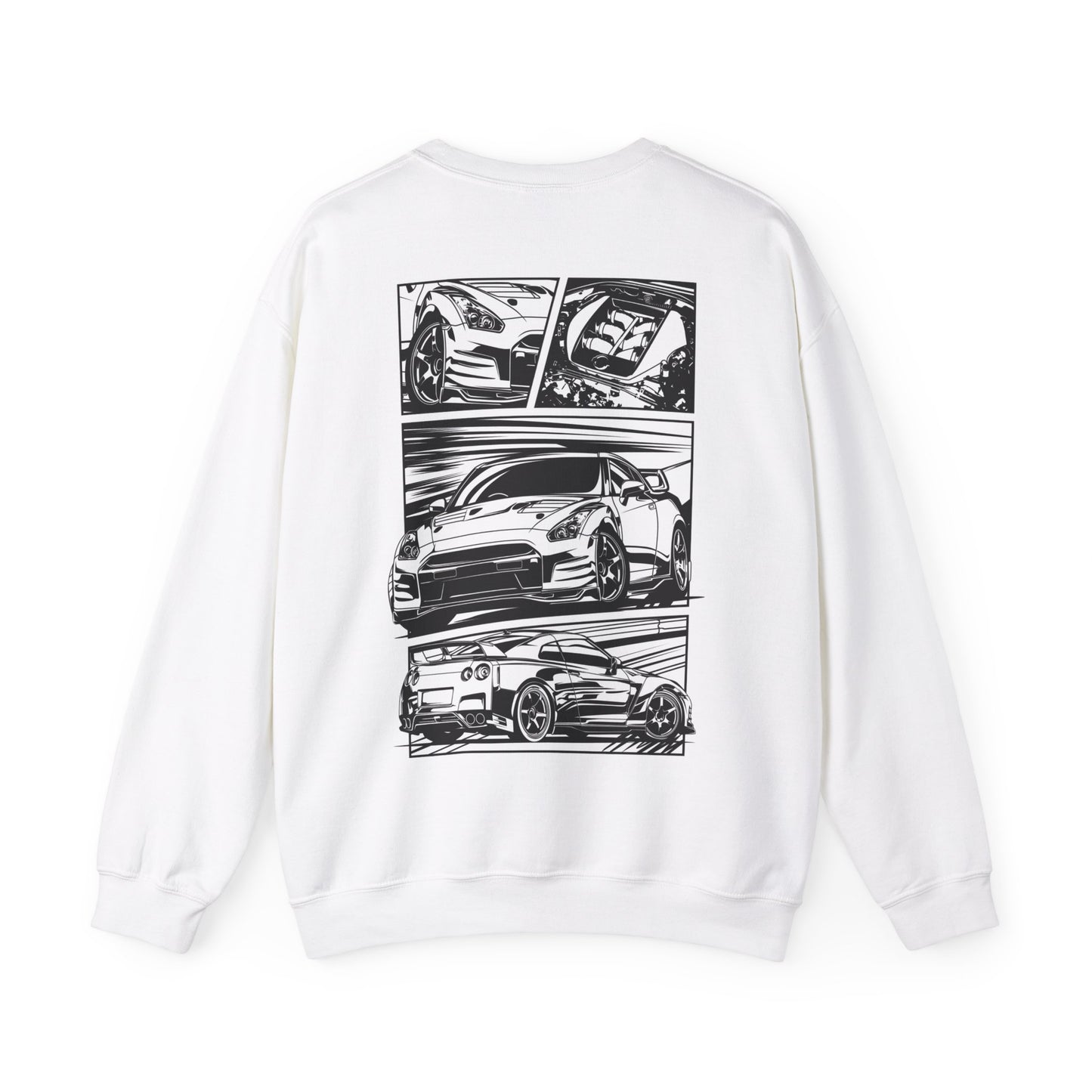 NISSAN GT-R R35 COMIC GRAPHIC SWEATER