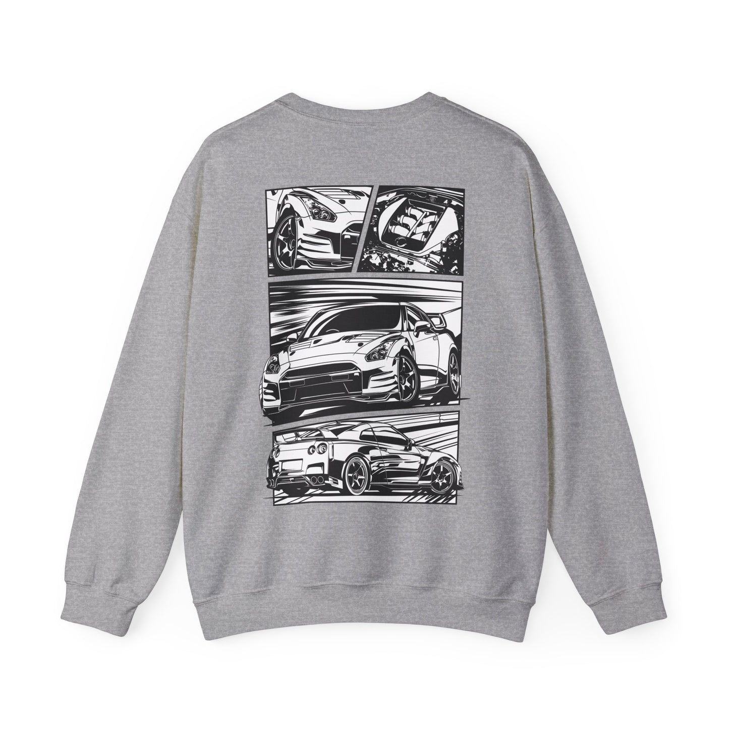 NISSAN GT-R R35 COMIC GRAPHIC SWEATER
