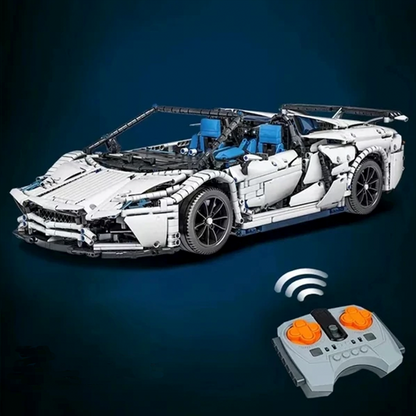 Remote Controlled Convertible White Bull 4037pcs